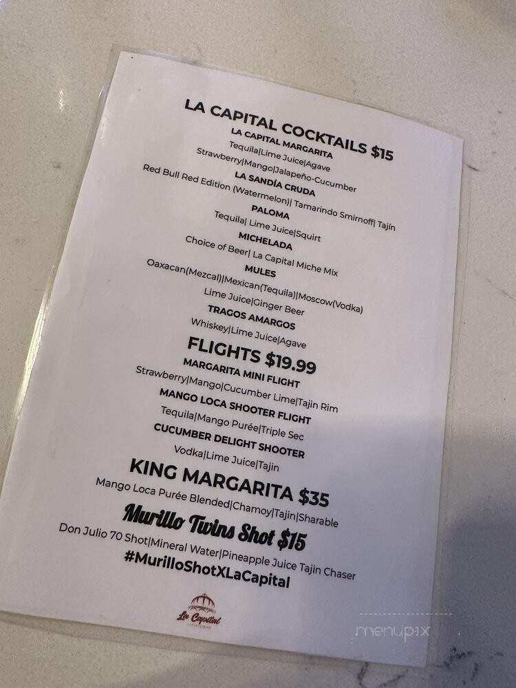 La Capital Latin cuisine - Sacramento, CA menu_pic