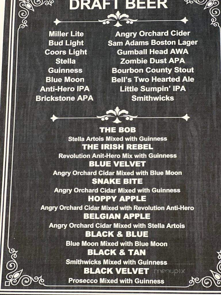 Oak Street Restaurant and Bar - North Aurora, IL menu_pic