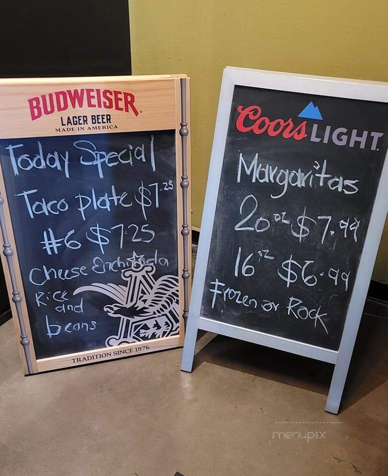 Pancho & Lefty's - Rowlett, TX menu_pic