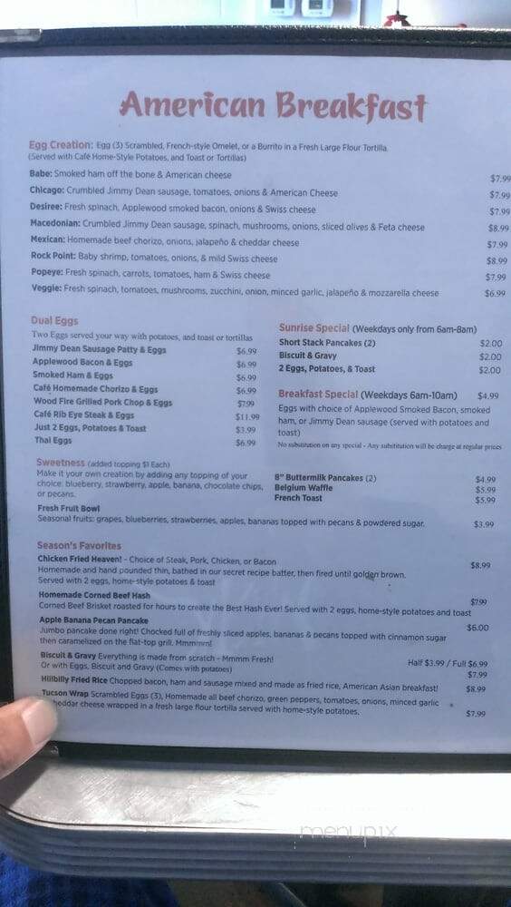 4 Seasons - Tucson, AZ menu_pic