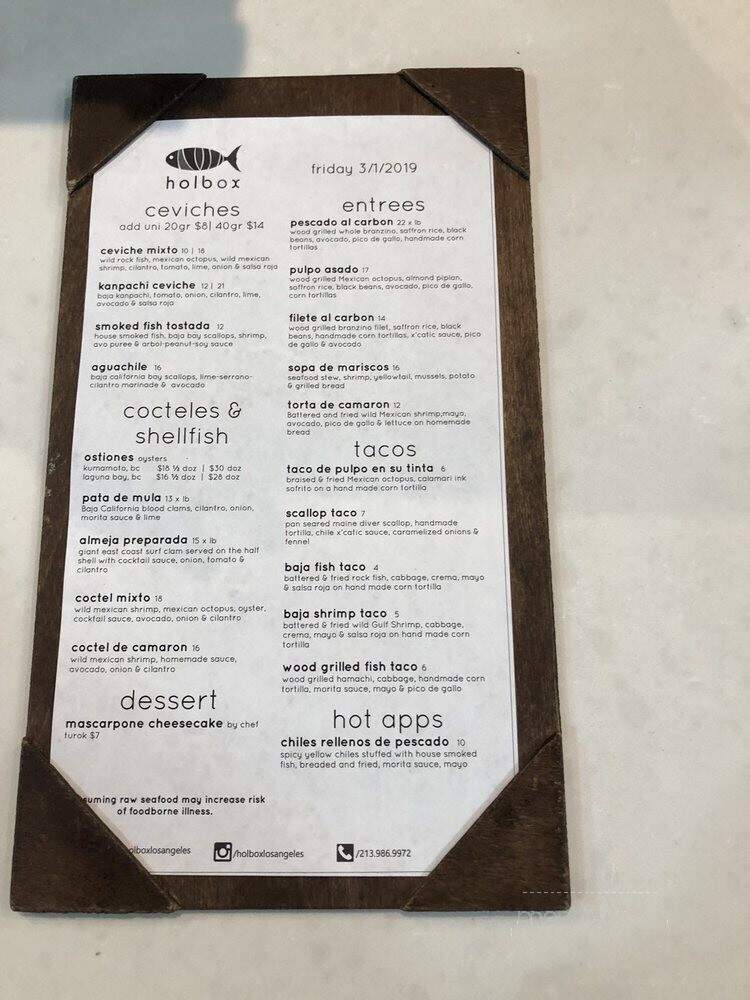 Mercado La Paloma - Los Angeles, CA menu_pic
