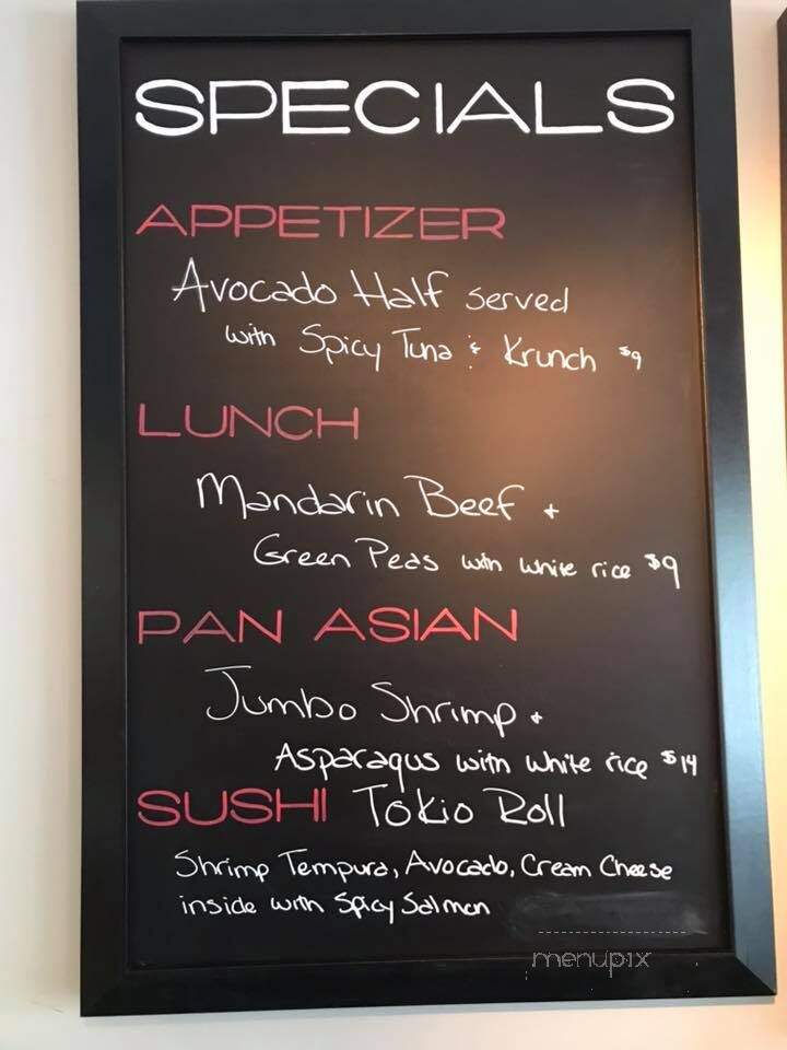 Zing - Sadsburyville, PA menu_pic