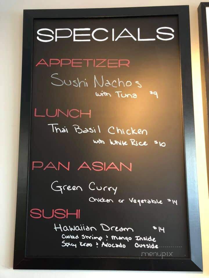 Zing - Sadsburyville, PA menu_pic