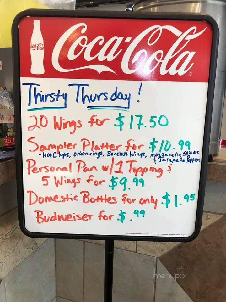 Elizabeth's Pizza Express - Denton, NC menu_pic