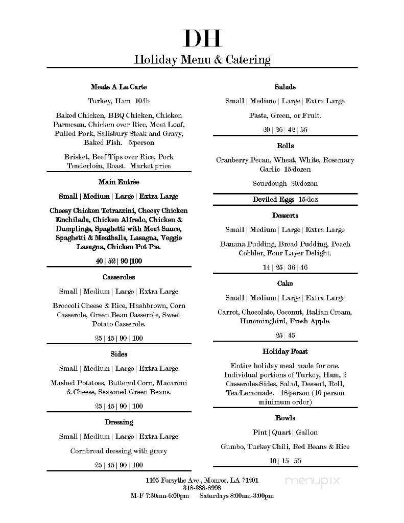 Daily Harvest - Monroe, LA menu_pic