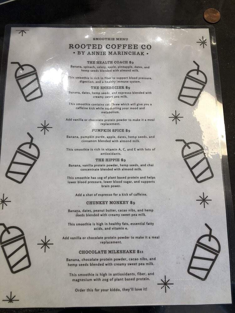 Rooted Coffee Company - Walnut Creek, CA menu_pic
