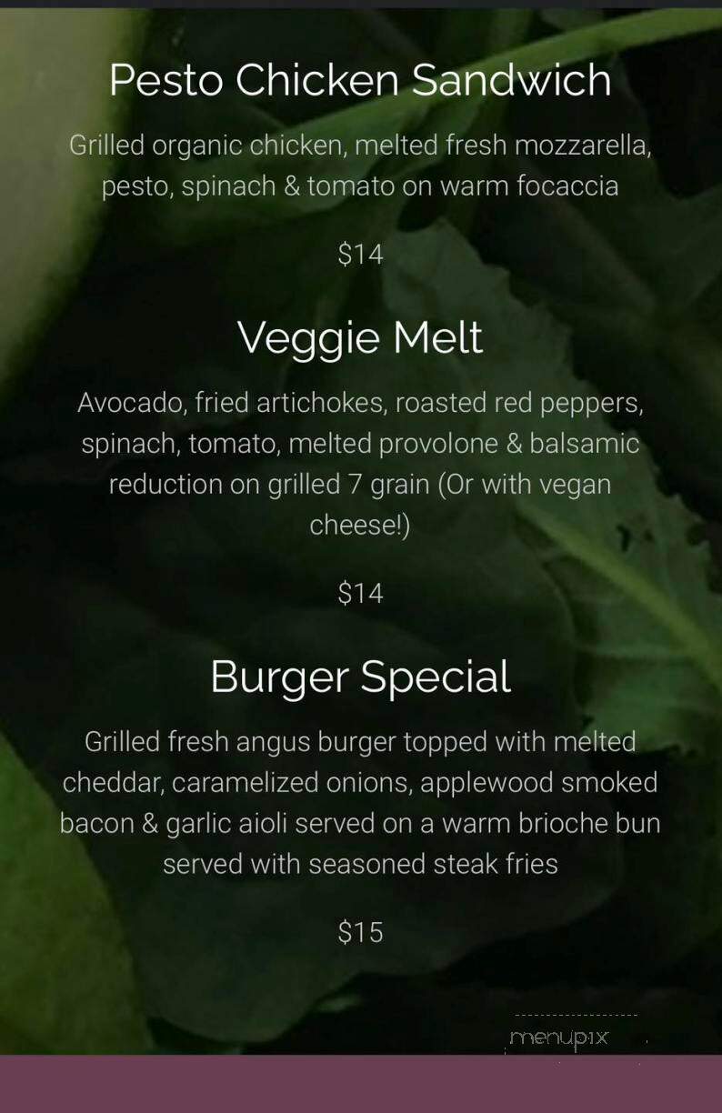 Chive & Thyme Cafe - Flemington, NJ menu_pic