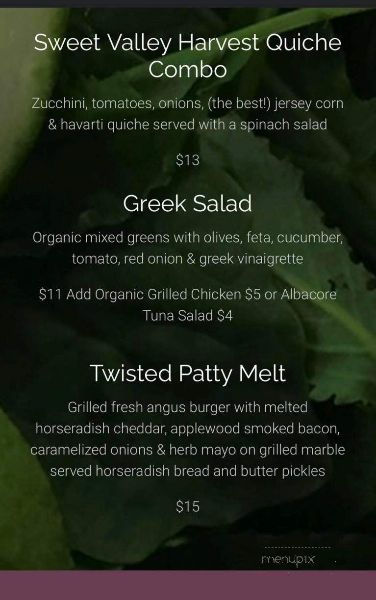 Chive & Thyme Cafe - Flemington, NJ menu_pic