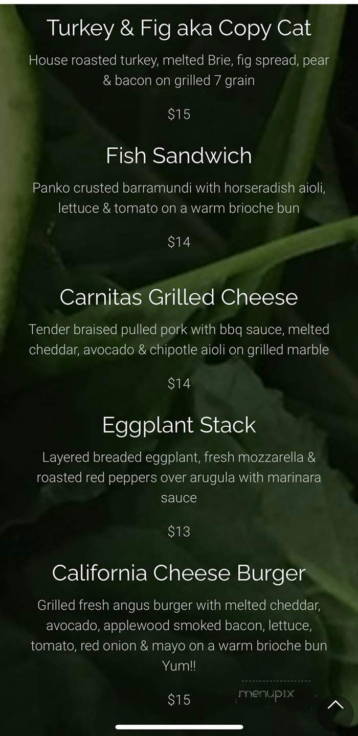 Chive & Thyme Cafe - Flemington, NJ menu_pic