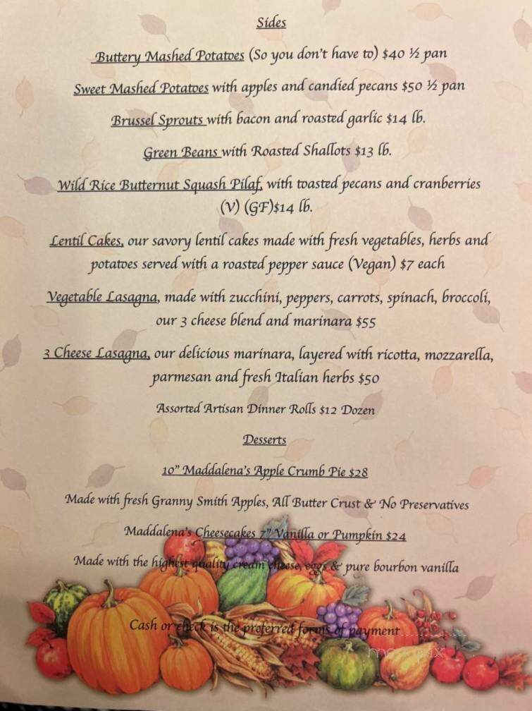Chive & Thyme Cafe - Flemington, NJ menu_pic