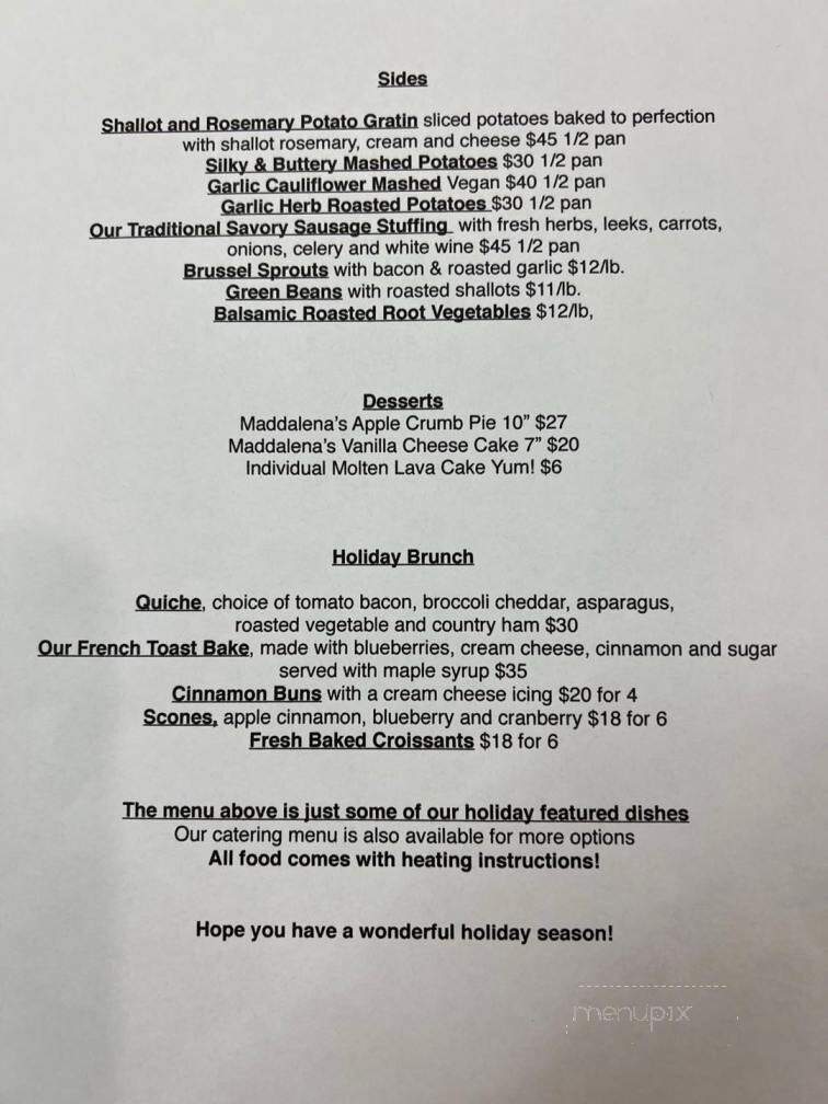 Chive & Thyme Cafe - Flemington, NJ menu_pic