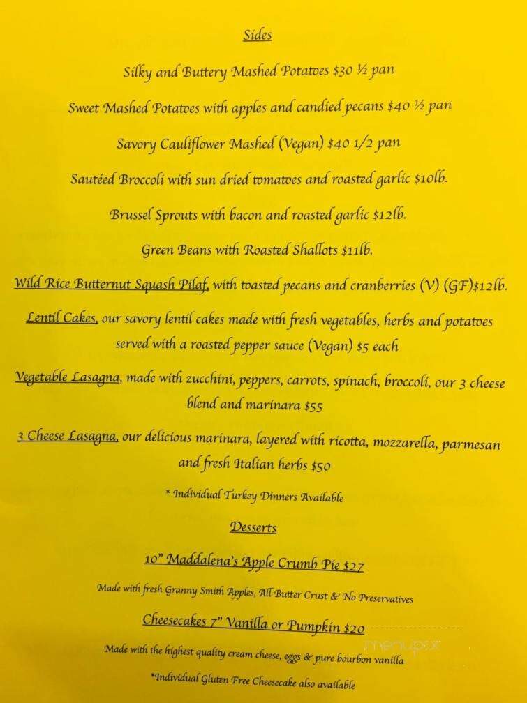 Chive & Thyme Cafe - Flemington, NJ menu_pic
