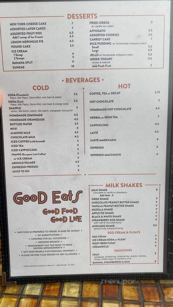 Good Eats Diner - Maspeth, NY
