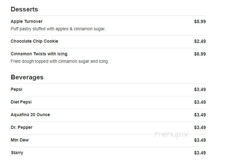 Zeppe's Pizzeria - Painesville, OH menu_pic