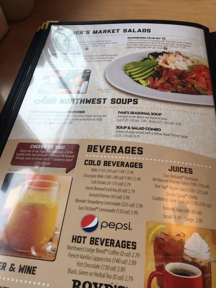 Elmer's Breakfast Lunch Dinner - Corvallis, OR menu_pic