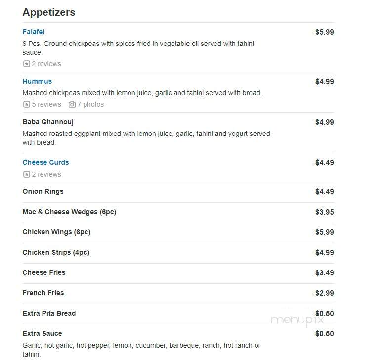 Water Street Deli Grocery - Eau Claire, WI menu_pic