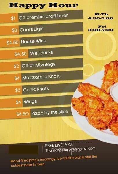 Sauce'd Pizza Cocktail House - El Dorado Hills, CA menu_pic