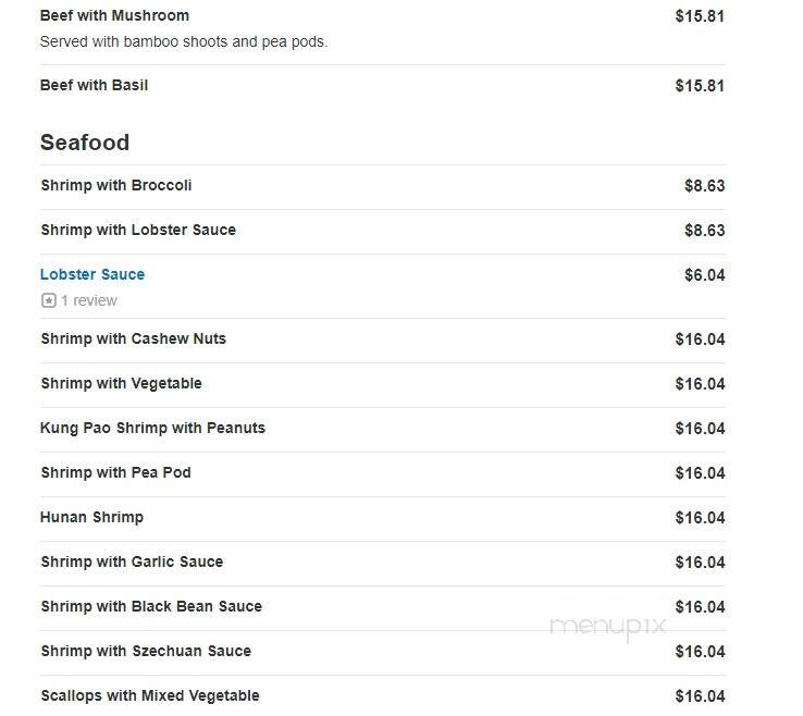 Yummy Kitchen - Marlborough, MA menu_pic