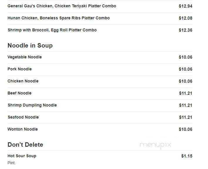 Yummy Kitchen - Marlborough, MA menu_pic