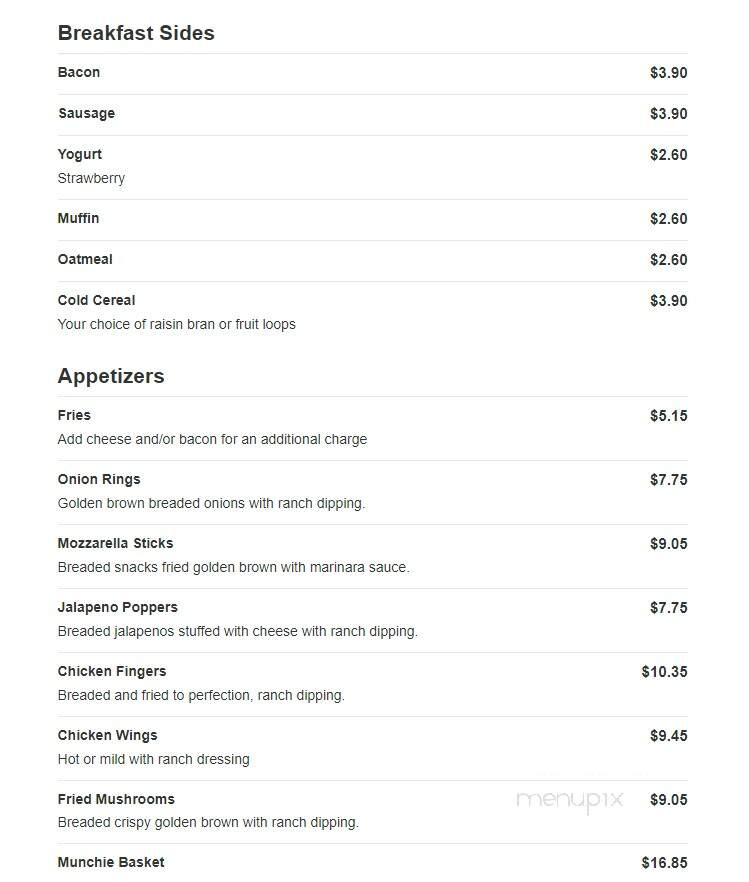 Bayside Bar and Grill - Clearwater, FL menu_pic