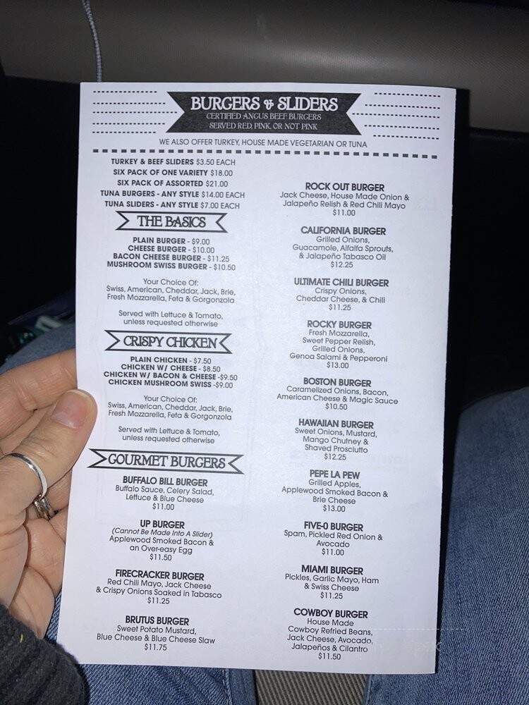 Jack Rabbit's - Old Saybrook, CT menu_pic