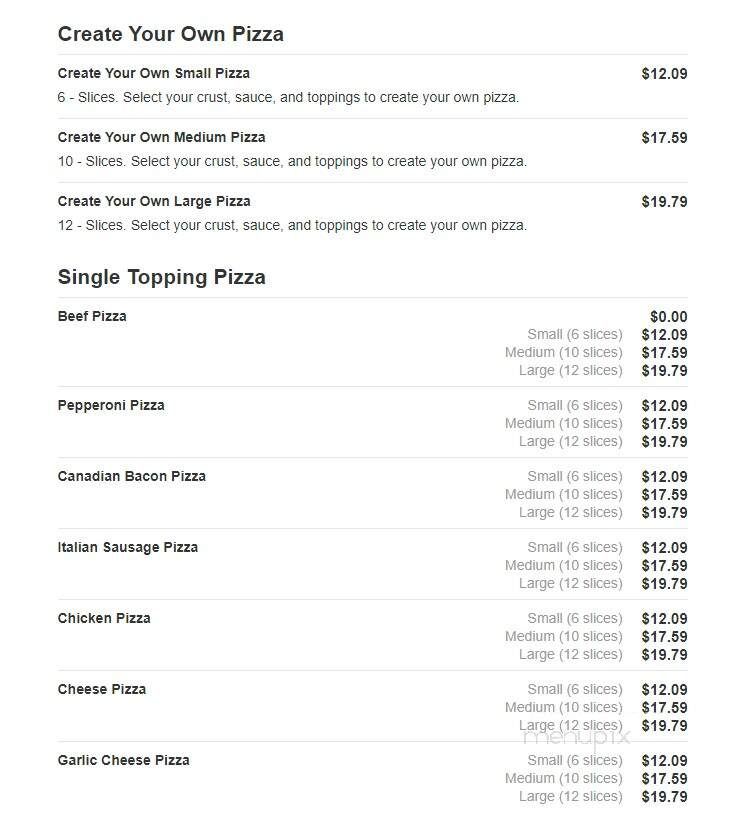 Pizza Ranch - Newton, IA menu_pic