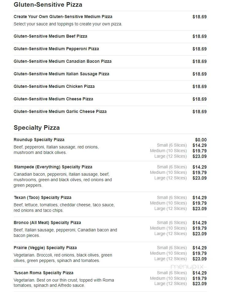 Pizza Ranch - Newton, IA menu_pic