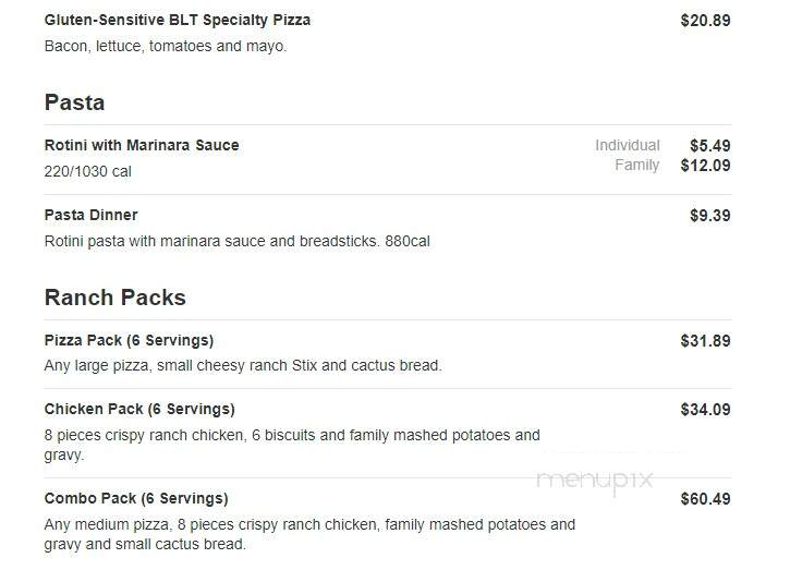 Pizza Ranch - Newton, IA menu_pic
