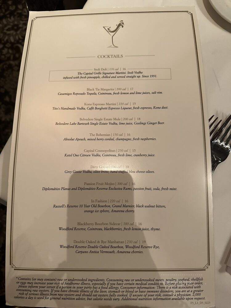 Capital Grille - Paramus, NJ