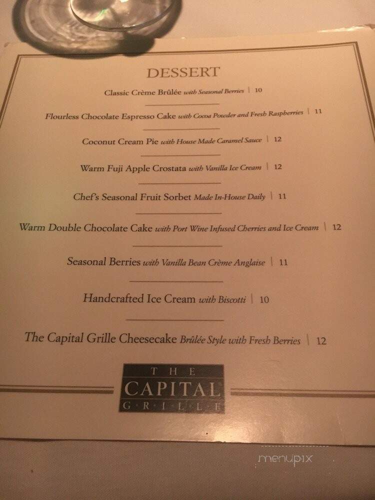Capital Grille - Paramus, NJ