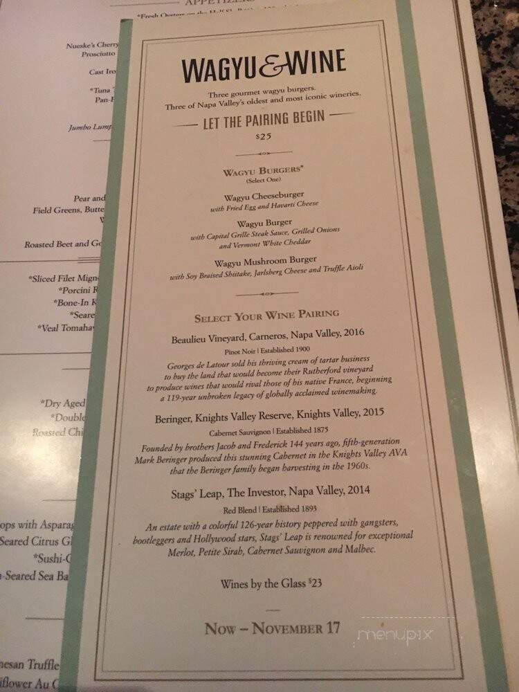 Capital Grille - Paramus, NJ