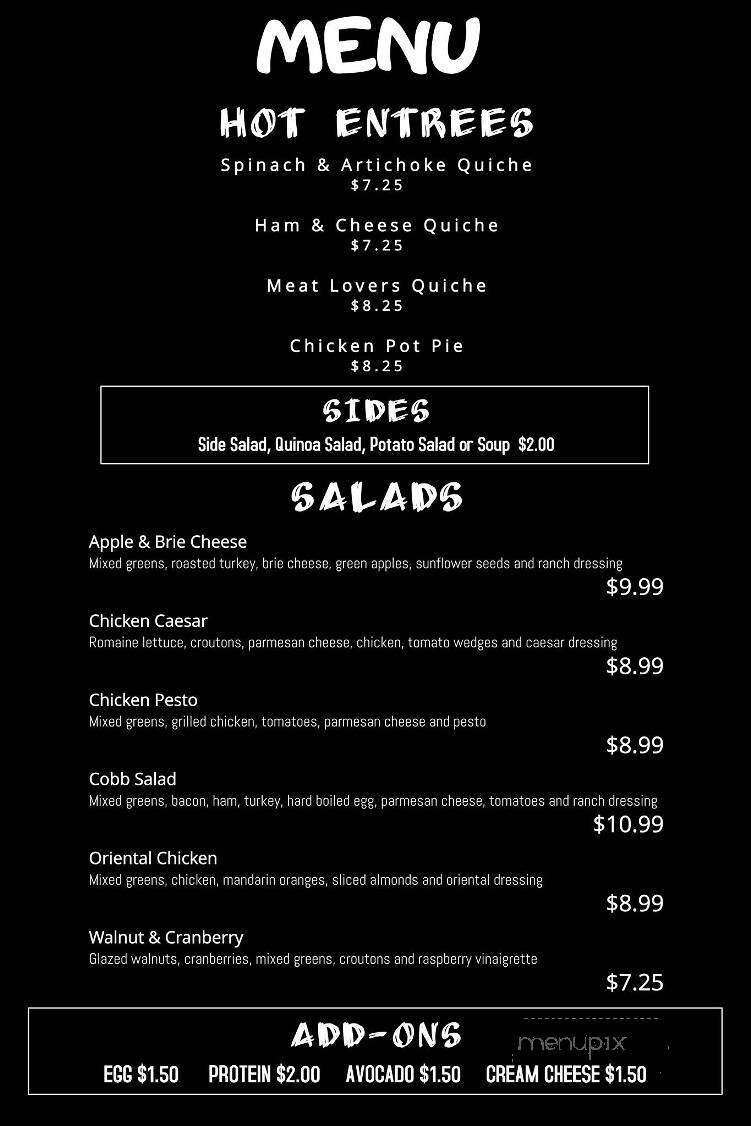 Haven on Earth Bakery - Reno, NV menu_pic