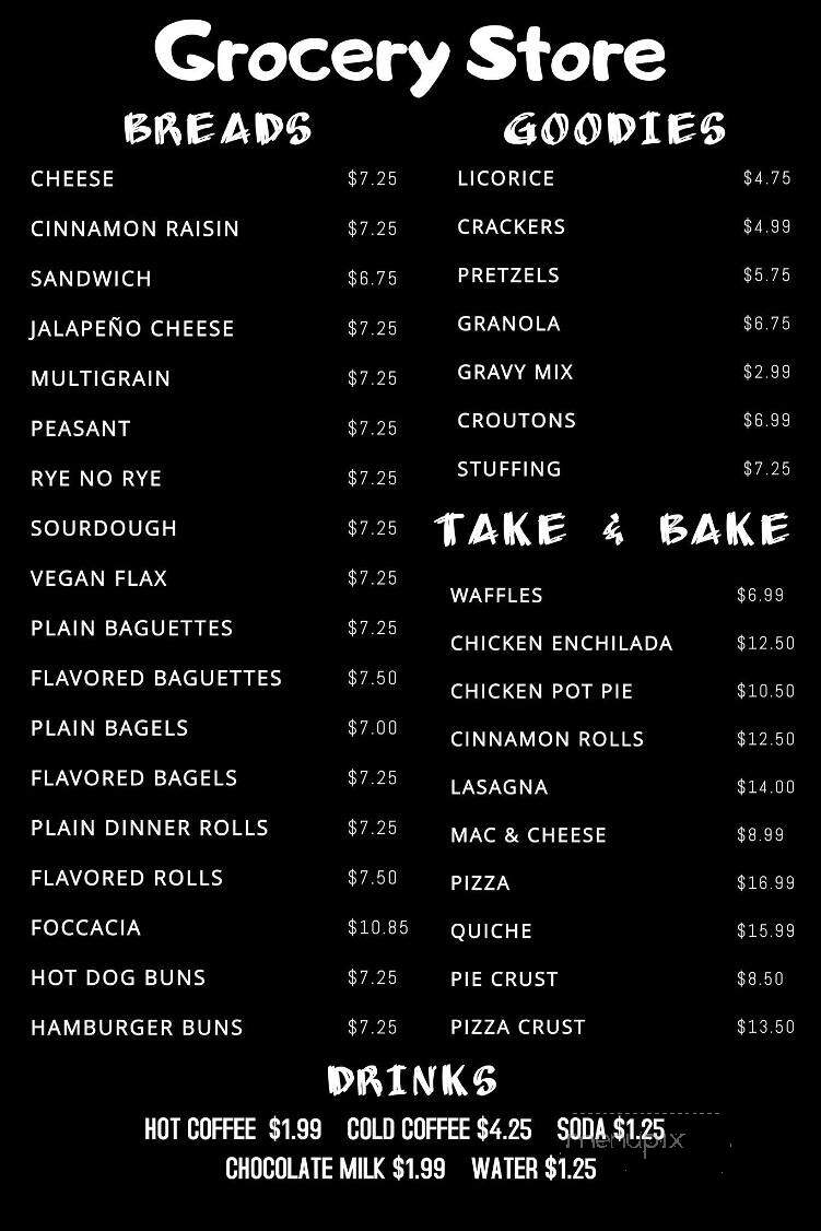 Haven on Earth Bakery - Reno, NV menu_pic