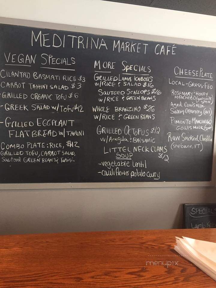 Meditrina - Valparaiso, IN menu_pic