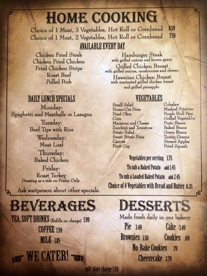 Miss Anna's on Towson - Fort Smith, AR menu_pic