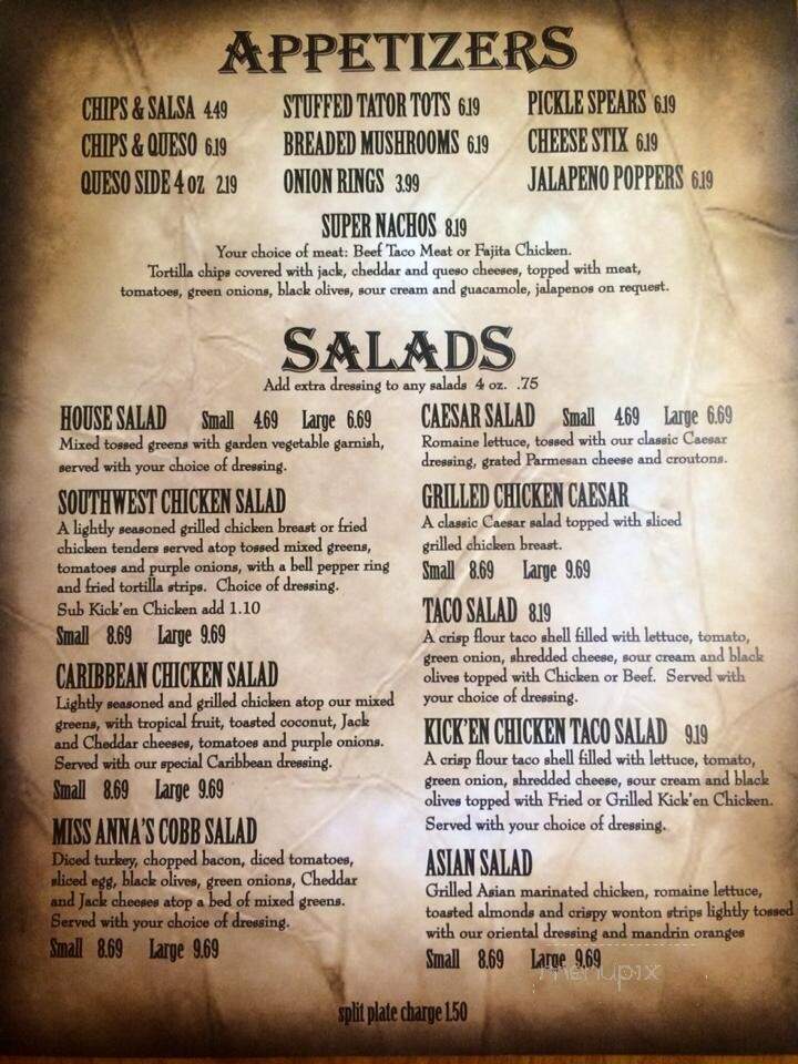 Miss Anna's on Towson - Fort Smith, AR menu_pic