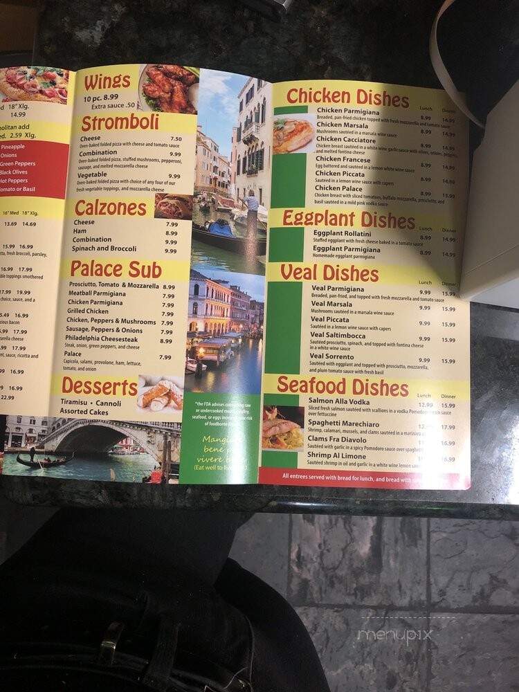 Palace Italian Restaurant - Lakeland, FL menu_pic