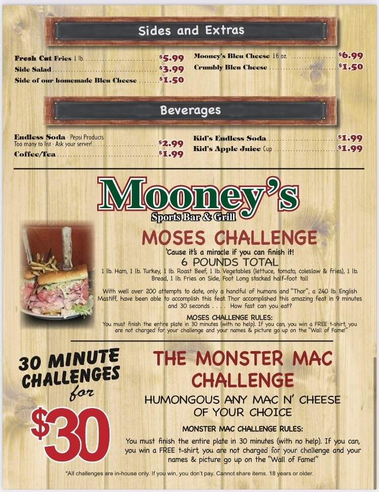 Mooney's Sports Bar & Grill Depew - Depew, NY