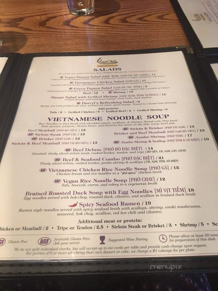Lan Chi's Vietnamese Restaurant - Middletown, CT menu_pic