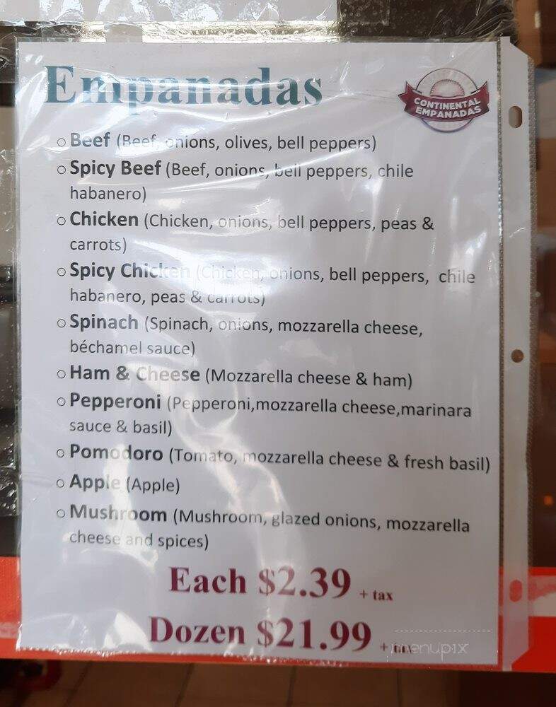 Continental Gourmet Market Lomita - Lomita, CA menu_pic
