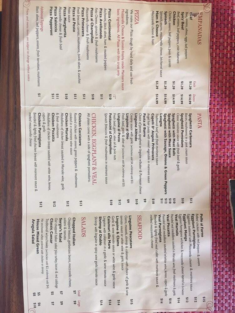 Continental Gourmet Market Lomita - Lomita, CA menu_pic