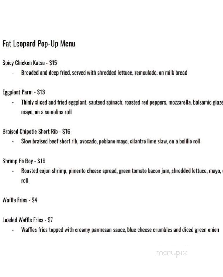 Oddfellows Liquor Bar - Columbus, OH menu_pic