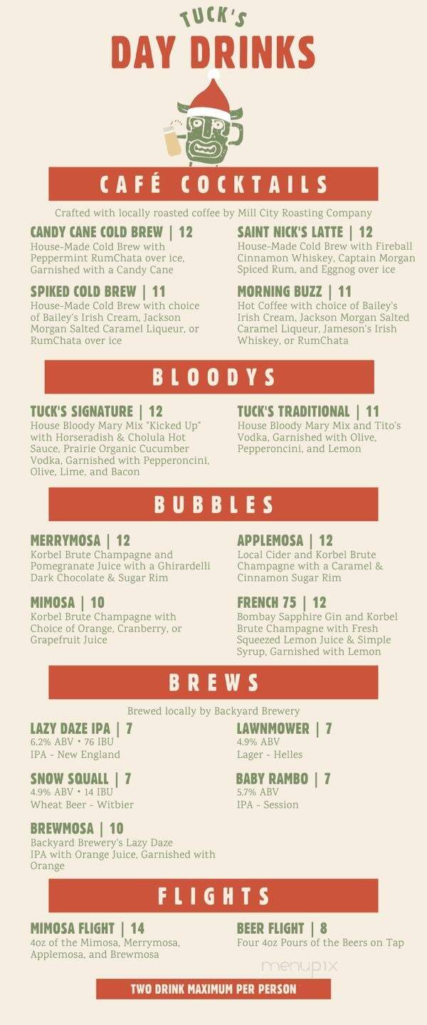 Tuckers - Hooksett, NH menu_pic