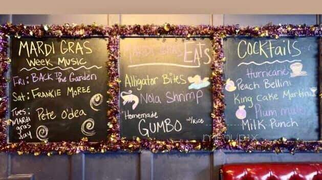 Drum and Quill - Pinehurst, NC menu_pic