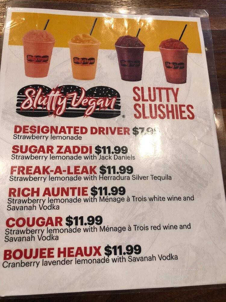 SluttyVegan ATL - Jonesboro, GA menu_pic