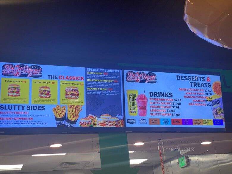 SluttyVegan ATL - Jonesboro, GA menu_pic