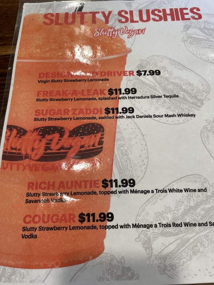 SluttyVegan ATL - Jonesboro, GA menu_pic