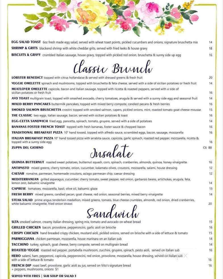 Gio Modern Italian - Chesterfield, MO menu_pic