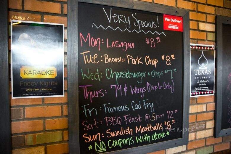 JJ Madisons All American Grill - Mesa, AZ menu_pic