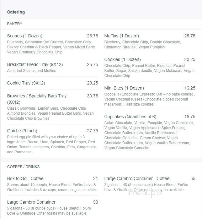 Foundation Grounds - Maplewood, MO menu_pic
